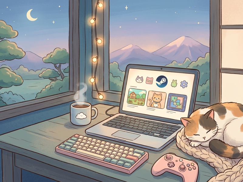 mejores juegos cozy en steam