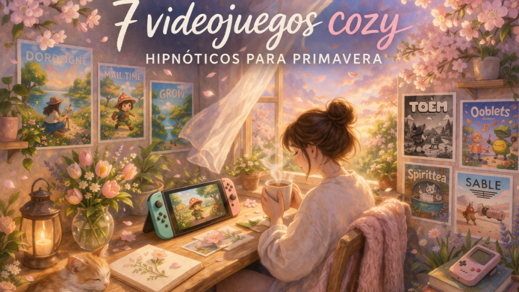 videojuegos cozy para primavera