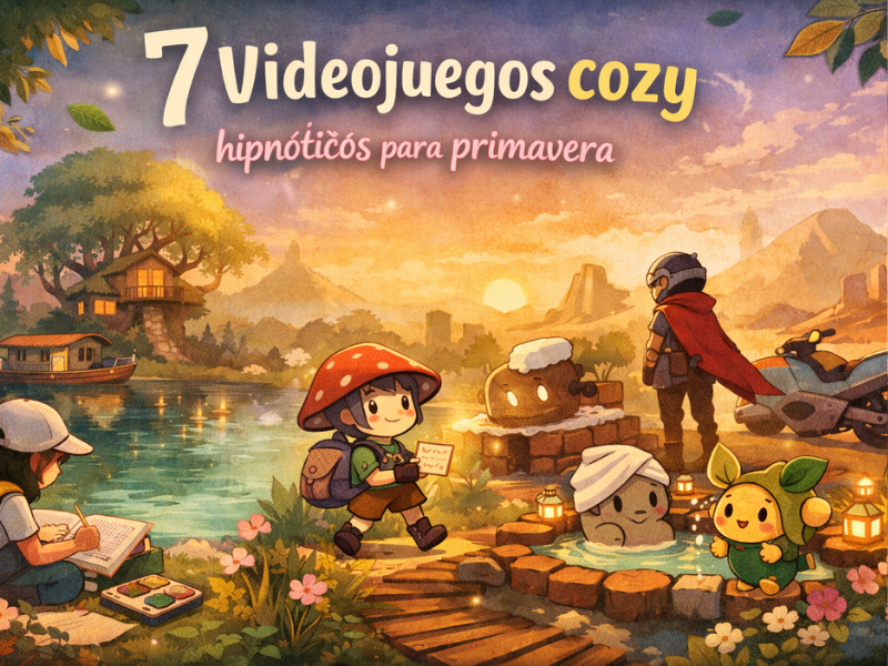 videojuegos cozy para primavera
