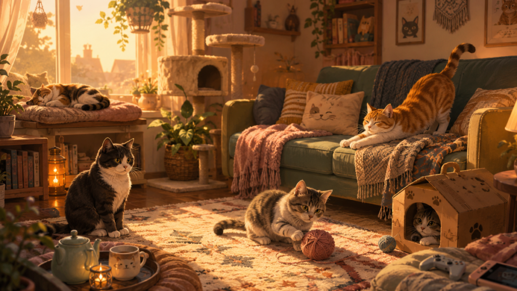 juegos cozy con gatos cozy games with cats