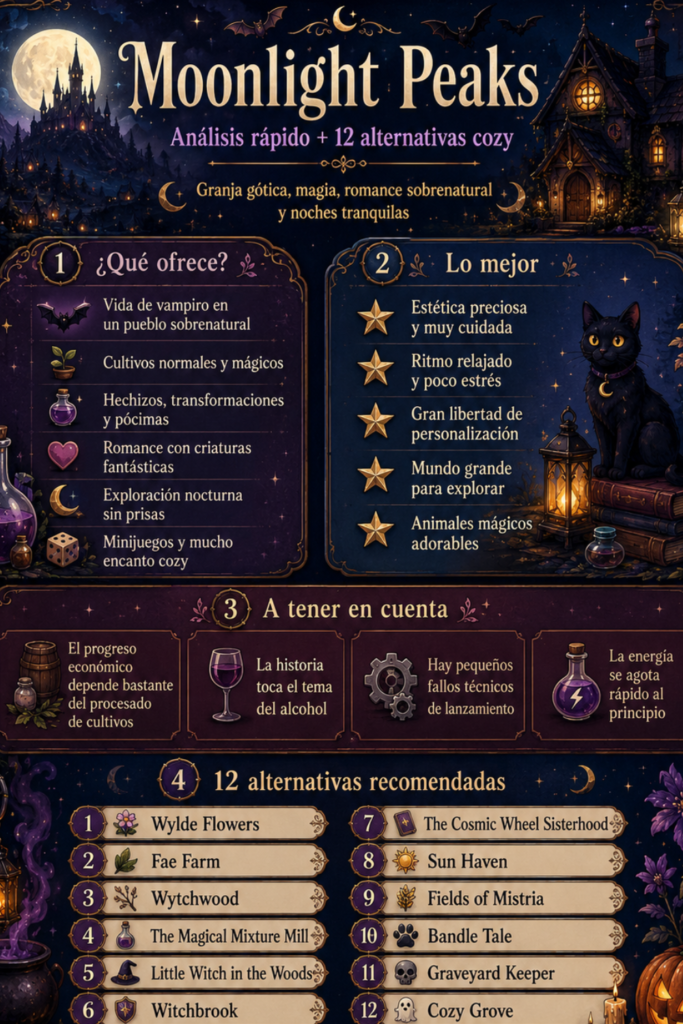 moonlight peaks info infografia