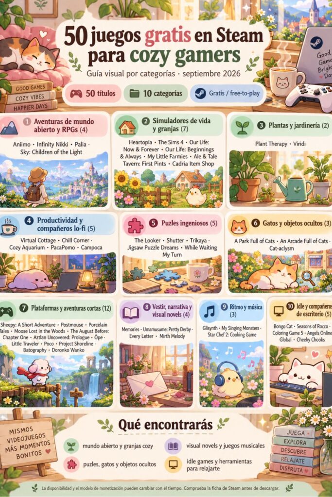 infografia juegos gratis en steam