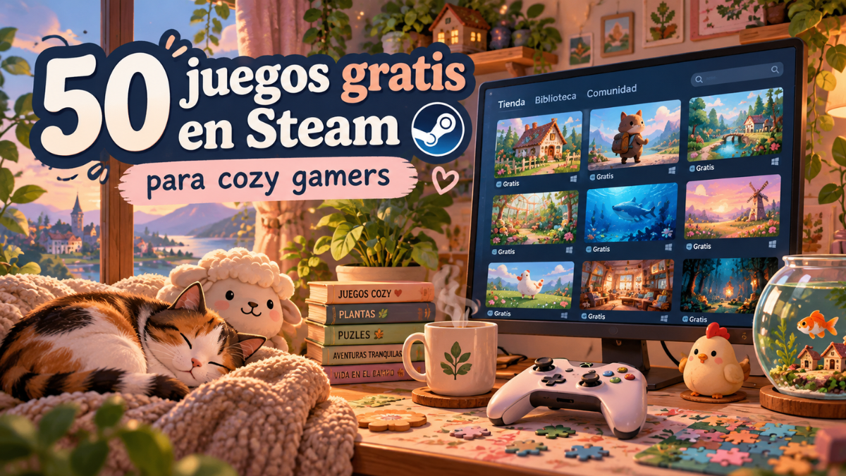 50 juegos gratis en Steam para cozy gamers (2026)